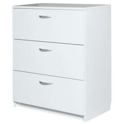 212841 Комод 3 ящика 68,5х80х39,4 белый