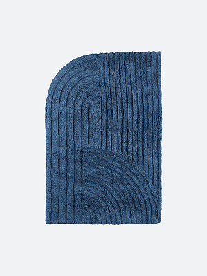 Мягкий коврик Velvet для ванной комнаты 60х90 см., цвет синий