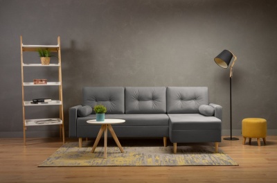 GP-00097347 Диван угловой Нумо Velvet Grafit цвет графит инт