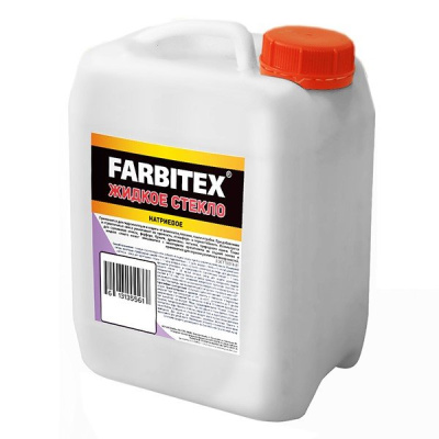 Жидкое стекло 1,3 кг FARBITEX