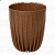 Кашпо MIRA ECO wood d14,5; h17см 1,5л натуральное дерево (naturalne drewno)