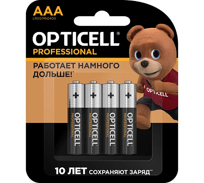 Батарейки Opticell Professional LR03 к-т 4шт