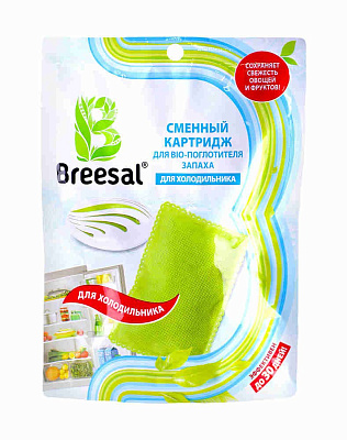 Поглотитель-био запаха Бризаль д/холодильника (сменный картридж) 80 г не марка