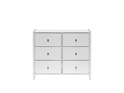 Комод Leset Хайди 6 ящиков (Белый)
