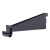L9231BL Кронштейн с держателем под штангу, черный 291х72х30мм