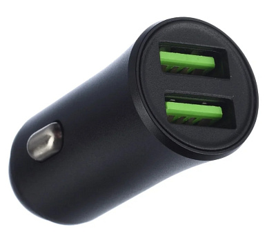 Автомобильное зарядное устройство GoPower GPC07-2U 2USB черный