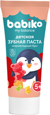 Паста зубная BABIKO My balance детская Мармеладный бум 5+75мл не марка