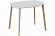 Стол "Эра" прямоугольный 90х60 см, цвет:белый/водный лак 