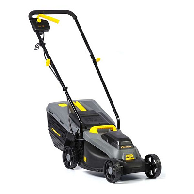 Газонокосилка эл. CHAMPION EM3212/1 (1,2 кВт пласт.травосб. 30л ширина 320мм 30-70мм, 7,1кг)