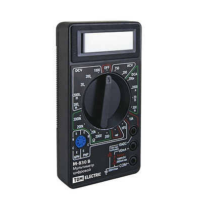 Мультиметр цифровой UNIVERSAL M830B IEK