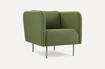 Кресло Орхет 75х82х75см Velvet Olive, Velutto 69 велюр цвет: зеленый