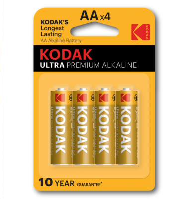 Б0005248 Батарейки Kodak LR6-4BL ULTRA PREMIUM Alkaline 4шт