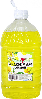 Мыло жидкое NATAM Лимон 5л 