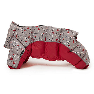 Зимний комбинезон для собак LionPets Animal LPK150 3ХL спинка 36 см шея 42 см, обхват груди 56 см