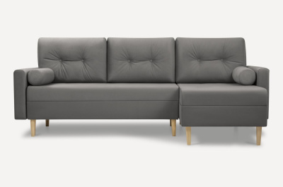 GP-00097347 Диван угловой Нумо Velvet Grafit цвет графит