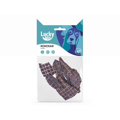 Лакомство для собак Lucky bits конская печень 40 г