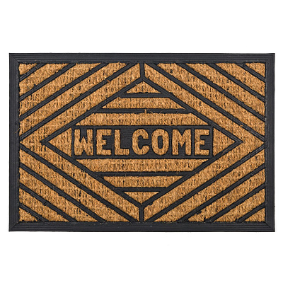 Коврик кокосовый 40х60 см "Welcome ", SUNSTEP