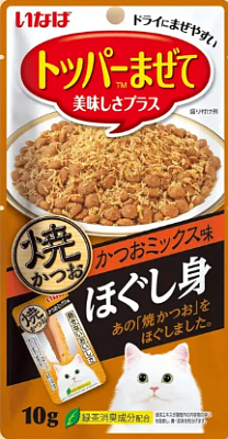 Лакомство INABA Hogushimi д/кош Топпинг запеченный на гриле Тунец 10г