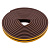 Уплотнитель, 6 м, профиль Р, коричневый, Россия Сибртех