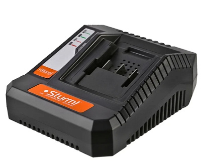 Зарядное устройство Sturm 1BatterySystem 18В, 4А с охлаждением