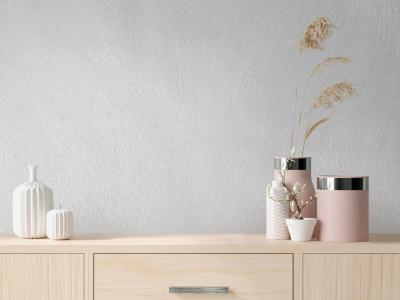 286717 Обои флизелиновые Trinity, фон серый 1,06х10м1