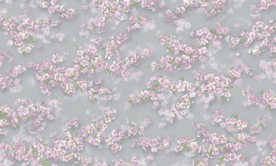 652925 Обои флизелиновые Adagio мотив серый 1,06х10м