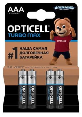 Батарейки Opticell Turbo Max LR3 BL4 4шт