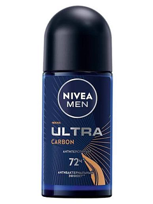 Дезодорант ролик NIVEA Ultra Carbon мужской 50мл