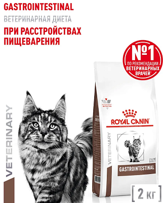 Корм сухой Роял Канин Гастроинтестинал фелин 2кг