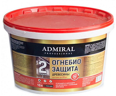 Огнебиозащита 2гр (красное дерево) АДМИРАЛ , 20л