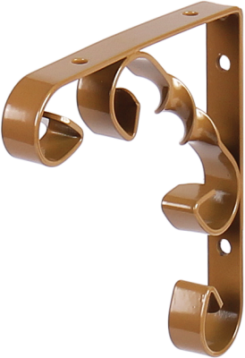 L7404GO Кронштейн орнаментал 100мм ЗОЛОТОЙ