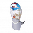 Ночник "Кроха" 0,3W (датчик освещенности) LED серебро/голубой   2815794