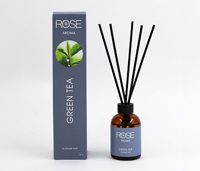 Аромадиффузор Rose Home "GREEN TEA", 50 мл не марка