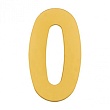 Номер  дверной "0" металл PB (золото) MARLOK