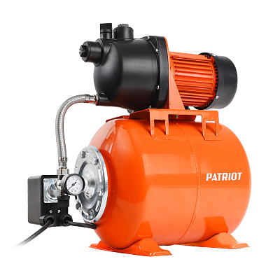 Станция водоснабжения автономная PATRIOT PW 800-20 P, пластик, 20л, 800Вт, 3000л/ч, 30м