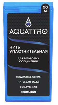 Нить уплотнительная, 50м, AQUATTRO