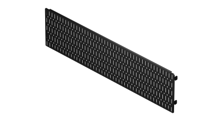 L99G64BL Панель перфорированная 585х155мм, черный