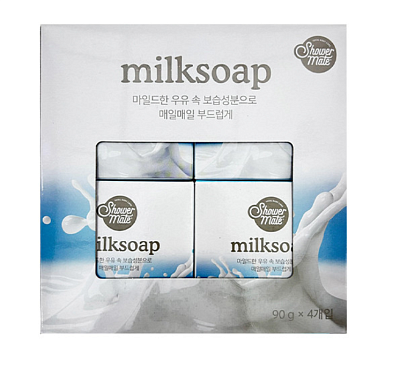 Мыло с молочным ароматом Shower Mate Soap white Milk Scent 90г