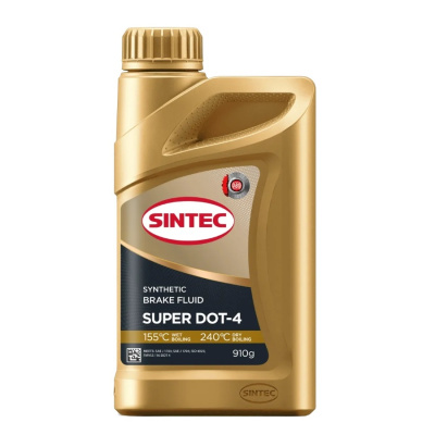 800737 Тормозная жидкость Sintec SUPER DOT-4  910г