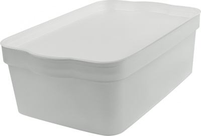 LA512611024 Ящик для хранения Keeplex Happy 14л серое пёрышко
