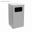 Урна "Квадро-21" 80л (нерж)   