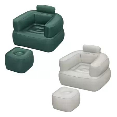 Кресло Bestway Comfi Cube Lounger 107х99х80см, рем.комплект, зеленый 
