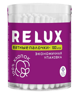 Ватные палочки RELUX  100шт
