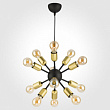 Светильник подвесной Estrella Black Е27*12*60W 30 m2