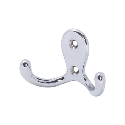 LK0201CH Крючок двойной, стандартный, хром