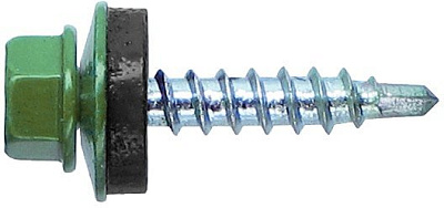 Саморез КРсв. 5,5х19 RAL-6002 (зелёный) (250шт) - ведро