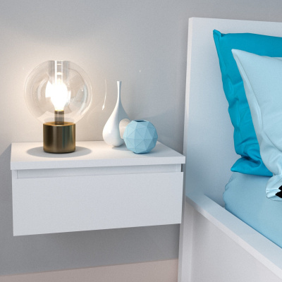 01637 Варма 1 тумба подвесная 50х21х30, белый (6)