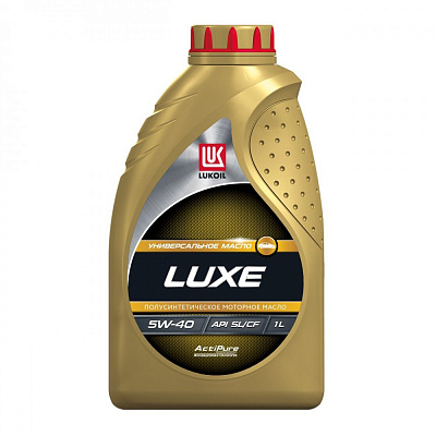 Масло моторное 5W40 LUKOIL LUXE, SL/CF П/Синтетическое 1л
