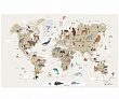Картина интерьерная "Maps" 70х110 см