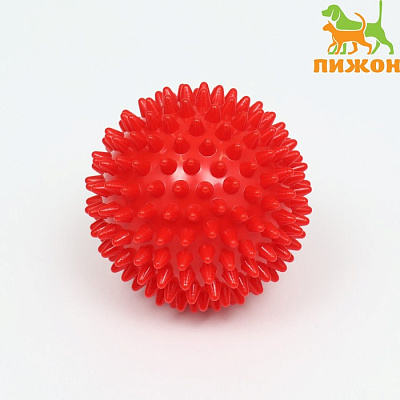 Игрушка Мяч массажный пластикат микс цветов 6,8см   